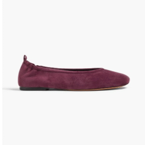 ID suede ballet flats